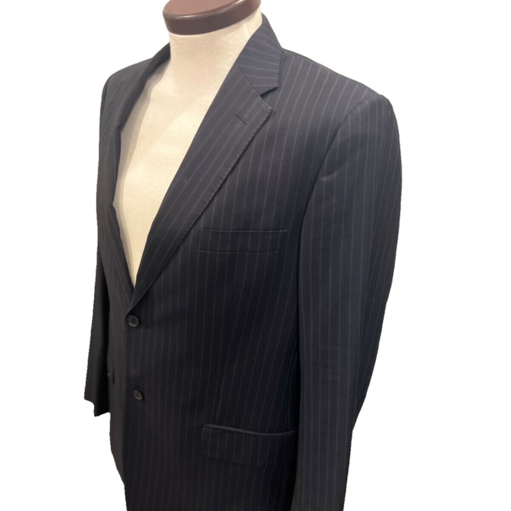 Valentino classic blazer virgen wool navy